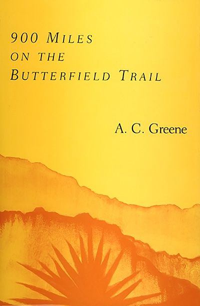 Bookcover: 900 Miles on the Butterfield Trail
